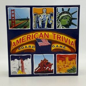 Outset Media American Trivia Board Game 2006 Edition Geography History Arts 16+